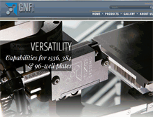 Tablet Screenshot of gnfsystems.com